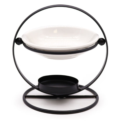 Ceramic & Metal Round Stand - Vivid Aromas UK