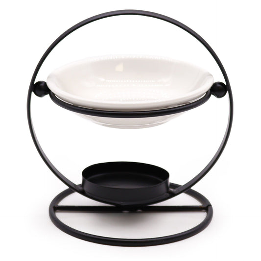 Ceramic & Metal Round Stand - Vivid Aromas UK