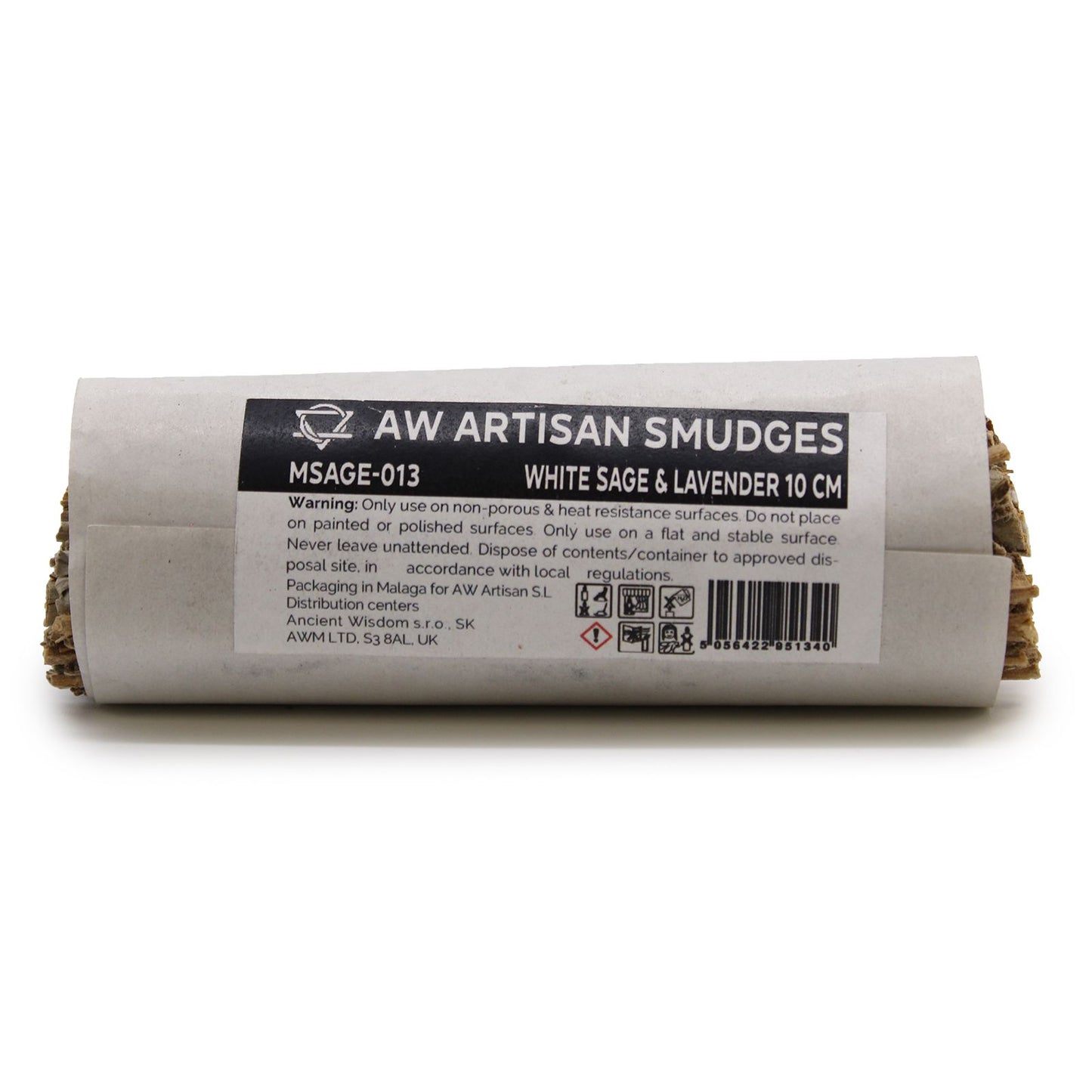 Smudge Stick - White Sage & Lavender 10 cm - Vivid Aromas UK