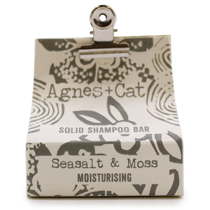 Agnes + Cat Sea Salt & Moss Solid Shampoo - Vivid Aromas UK