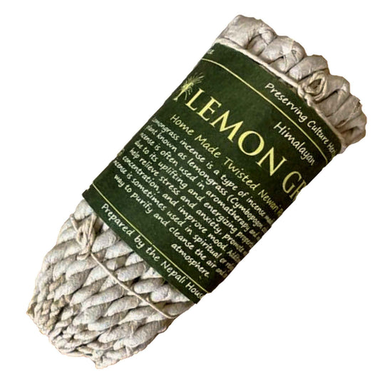 Pure Herbs Rope Incense - Lemongrass - Vivid Aromas UK