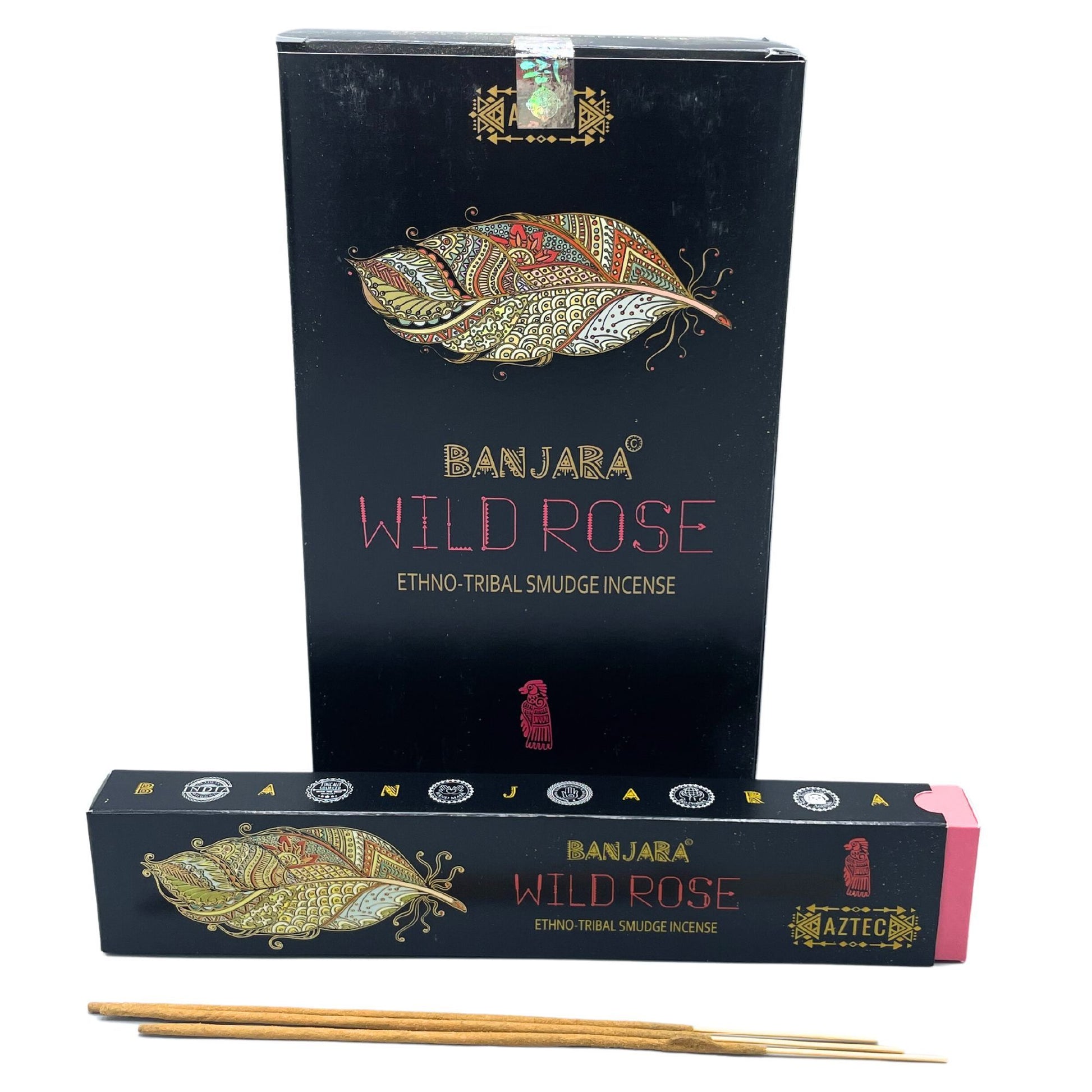 Banjara Tribal Smudge Incense - Wild Rose - Vivid Aromas UK
