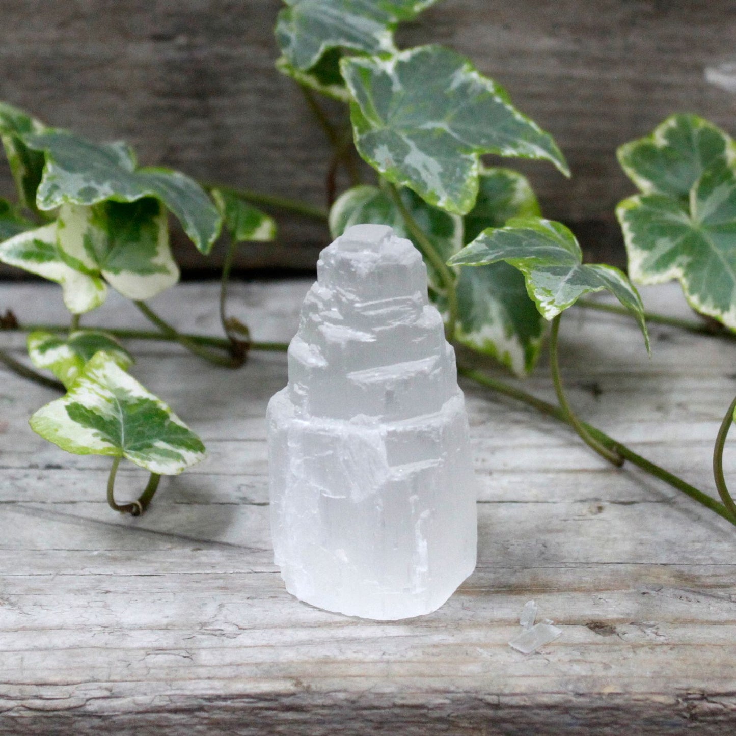 Natural Selenite Tower - 5 cm - Vivid Aromas UK