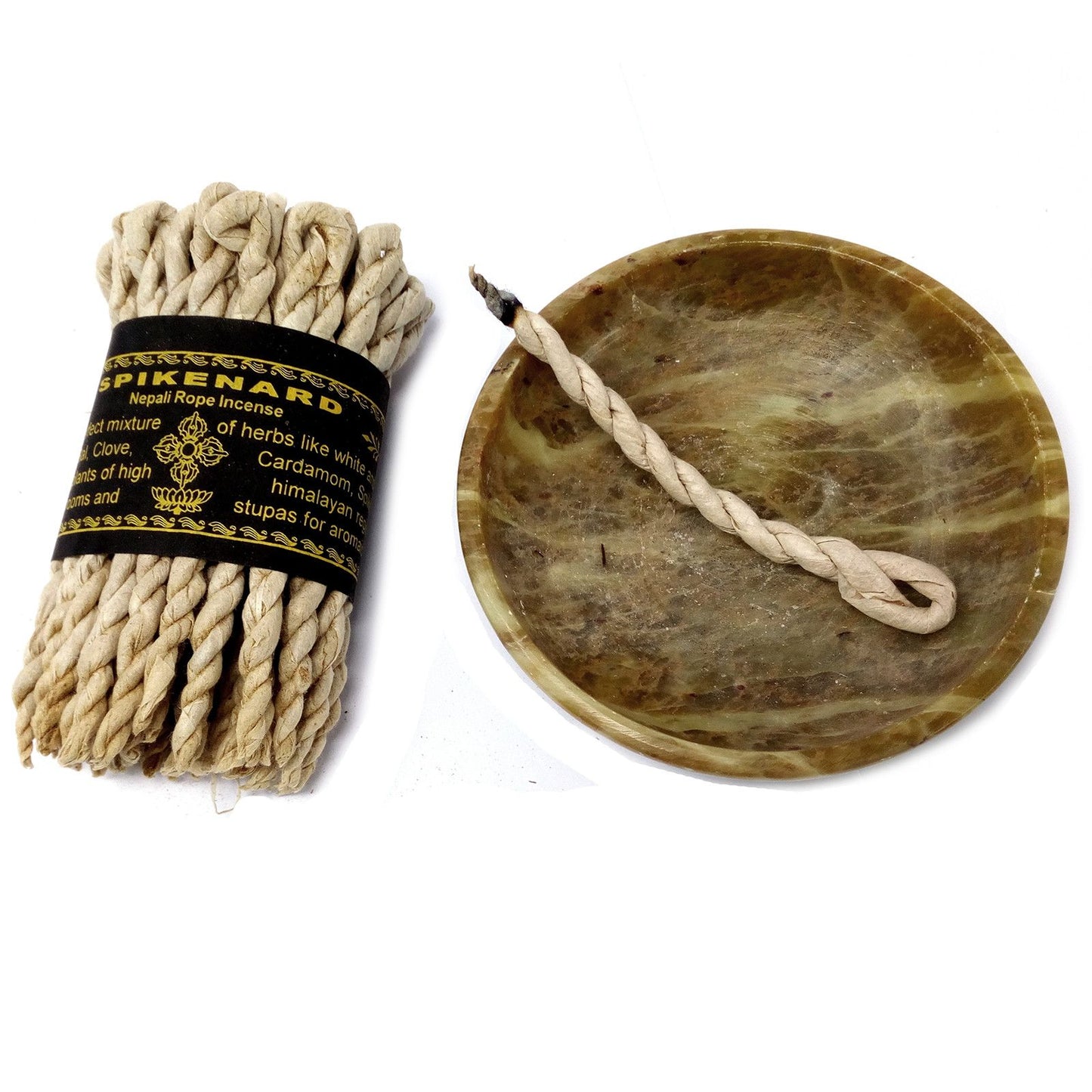 Pure Herbs Spikenard Rope Incense - Vivid Aromas UK