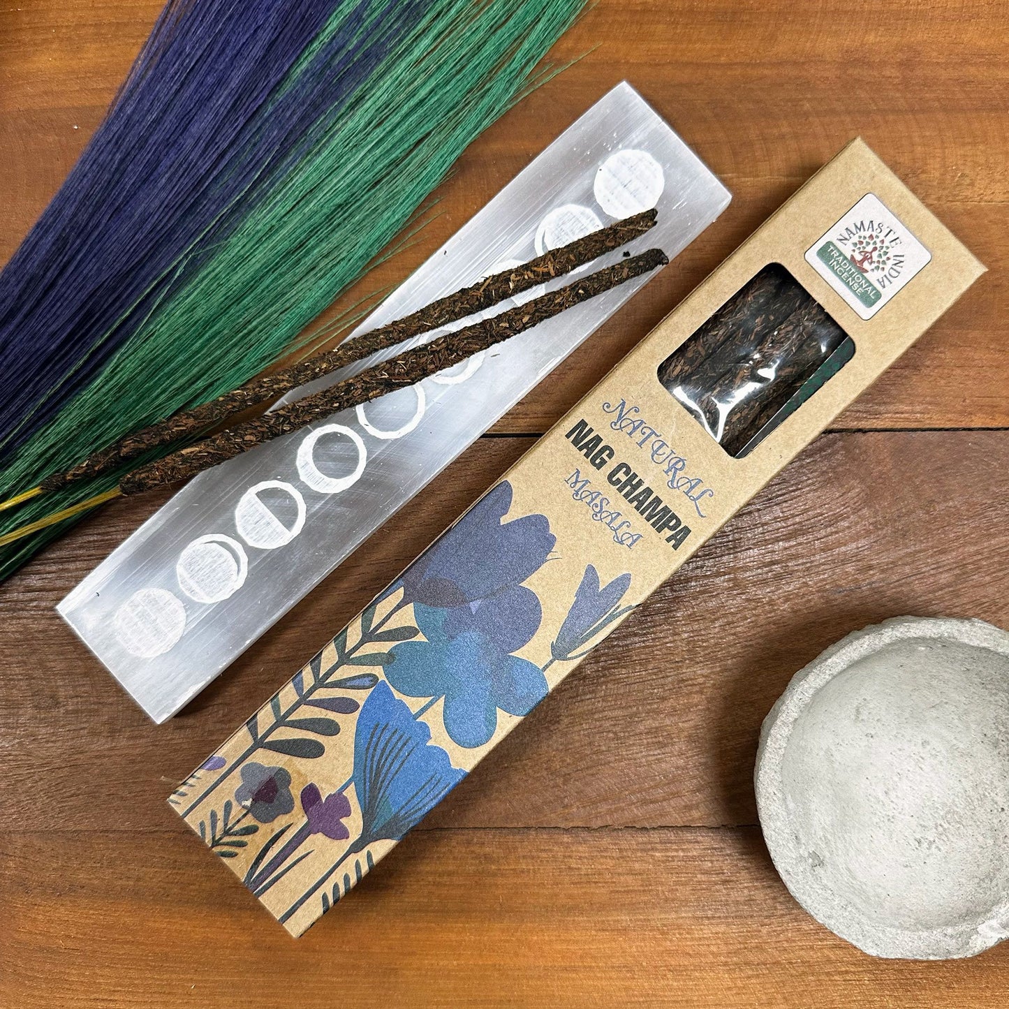 Natural Botanical Masala Incense - Nag Champa - Vivid Aromas UK