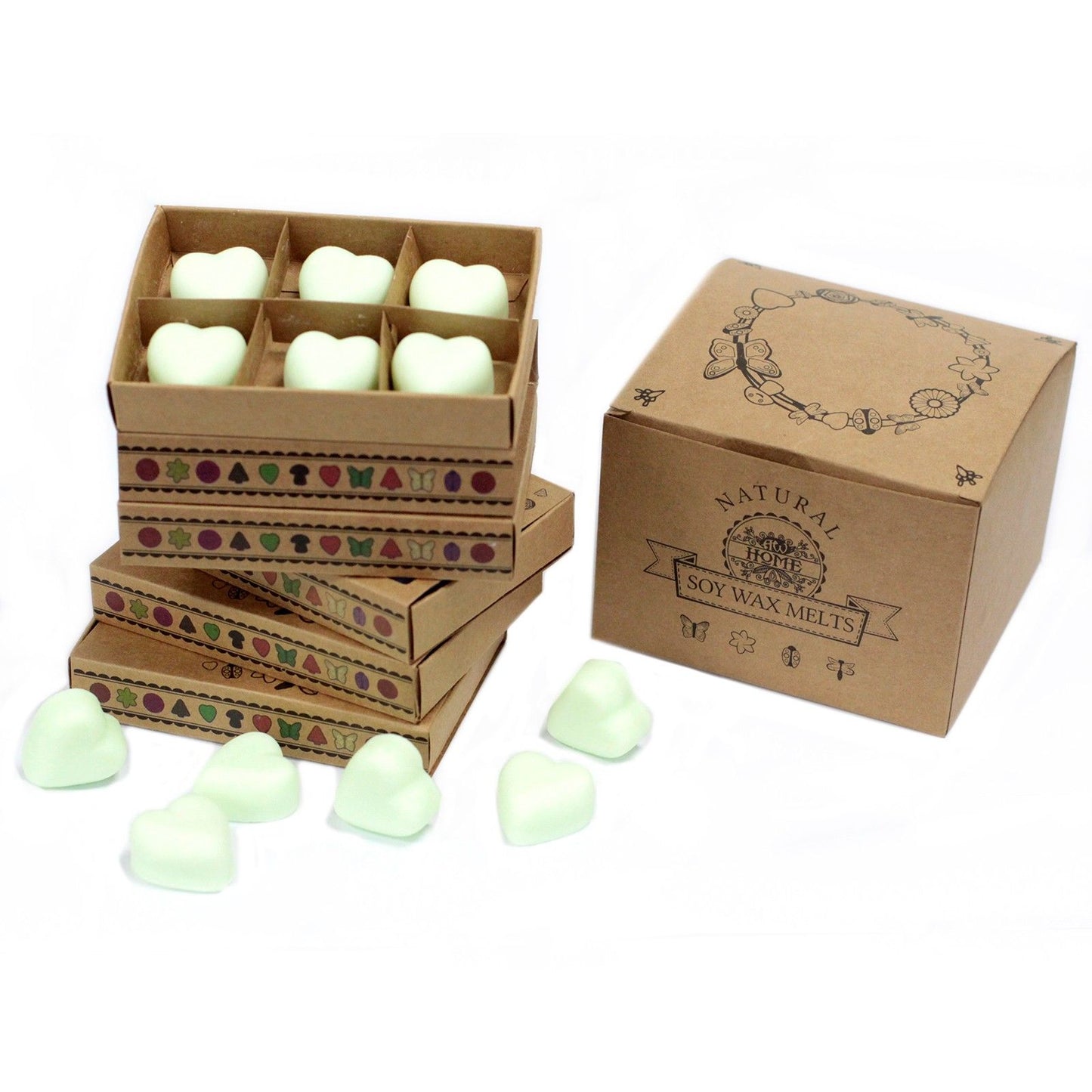Box of 6 Wax Melts - Mint & Menthol - Vivid Aromas UK