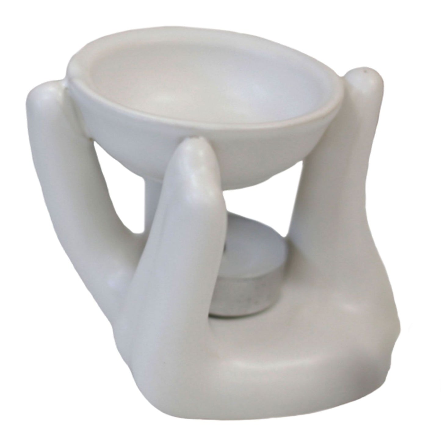 Helping Hand Oil Burner - White - Vivid Aromas UK