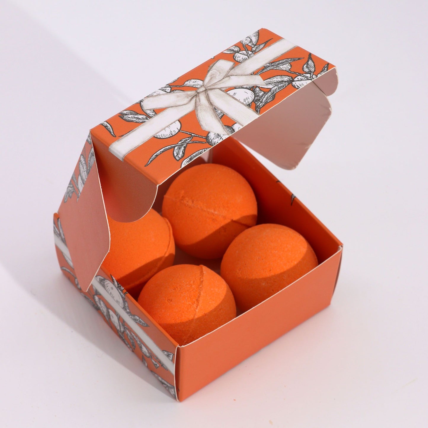 Set of 4 Vitamin C Bath Bombs – Aromatherapy Quartet - Vivid Aromas UK