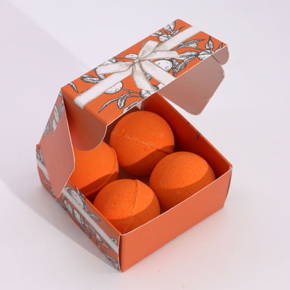 Set of 4 Vitamin C Bath Bombs – Aromatherapy Quartet - Vivid Aromas UK