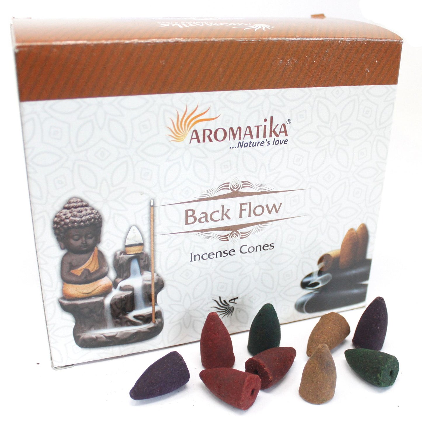 Aromatica Backflow Incense Cones - Patchouli - Vivid Aromas UK