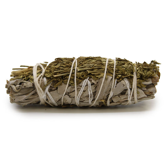 Smudge Stick - White Sage & Ruda 10cm - Vivid Aromas UK