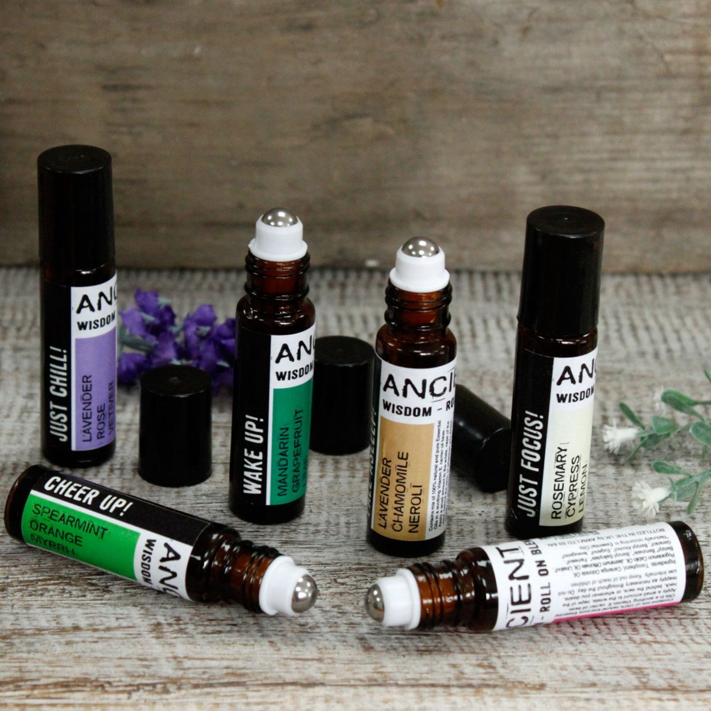 10ml Roll On Essential Oil Blend - Wake up! - Vivid Aromas UK