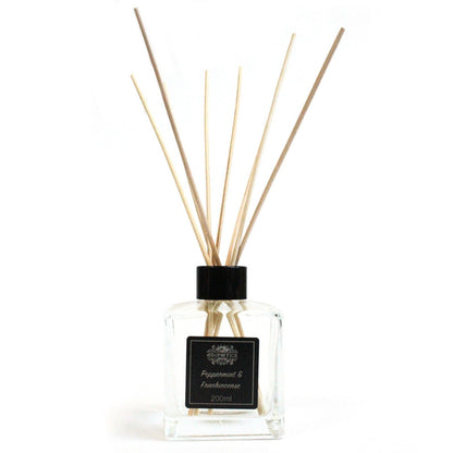 200ml Peppermint & Frankincense Essential Oil Reed Diffuser - Vivid Aromas UK