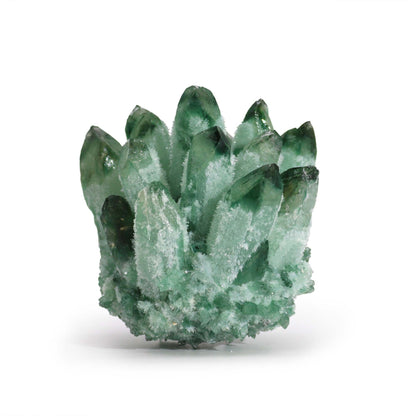 Crafted Quartz Cluster - Green Ghost Quartz - Vivid Aromas UK