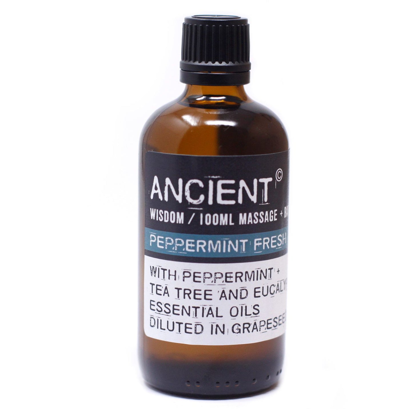 Peppermint Fresh Massage Oil - 100ml - Vivid Aromas UK