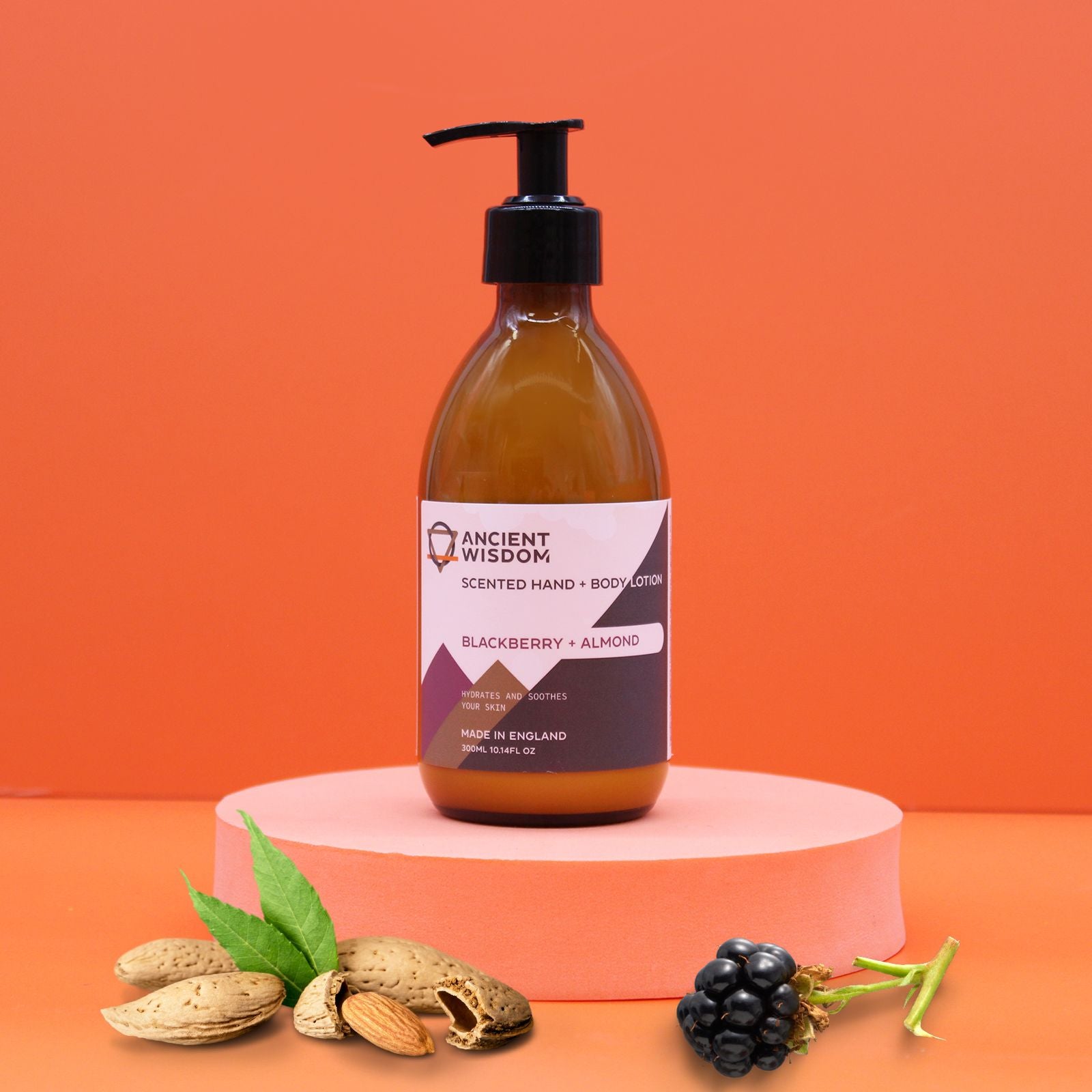 Blackberry & Almond Lotion 300ml - Vivid Aromas UK