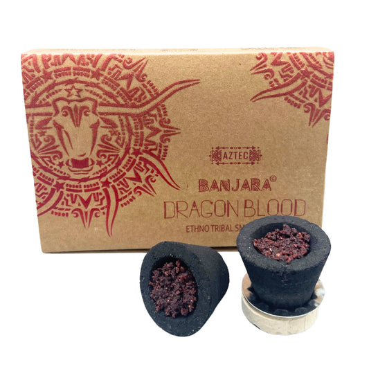 Banjara Resin Cups - Dragons Blood - Vivid Aromas UK