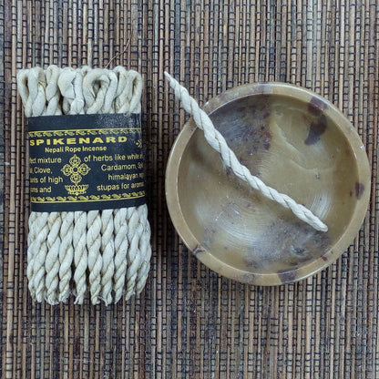 Pure Herbs Spikenard Rope Incense - Vivid Aromas UK