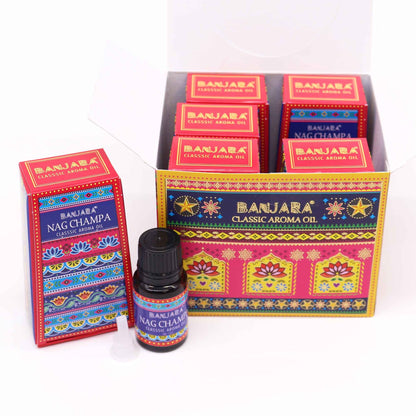Banjara Indian Fragrance Oil 10ml - Nag Champa - Vivid Aromas UK