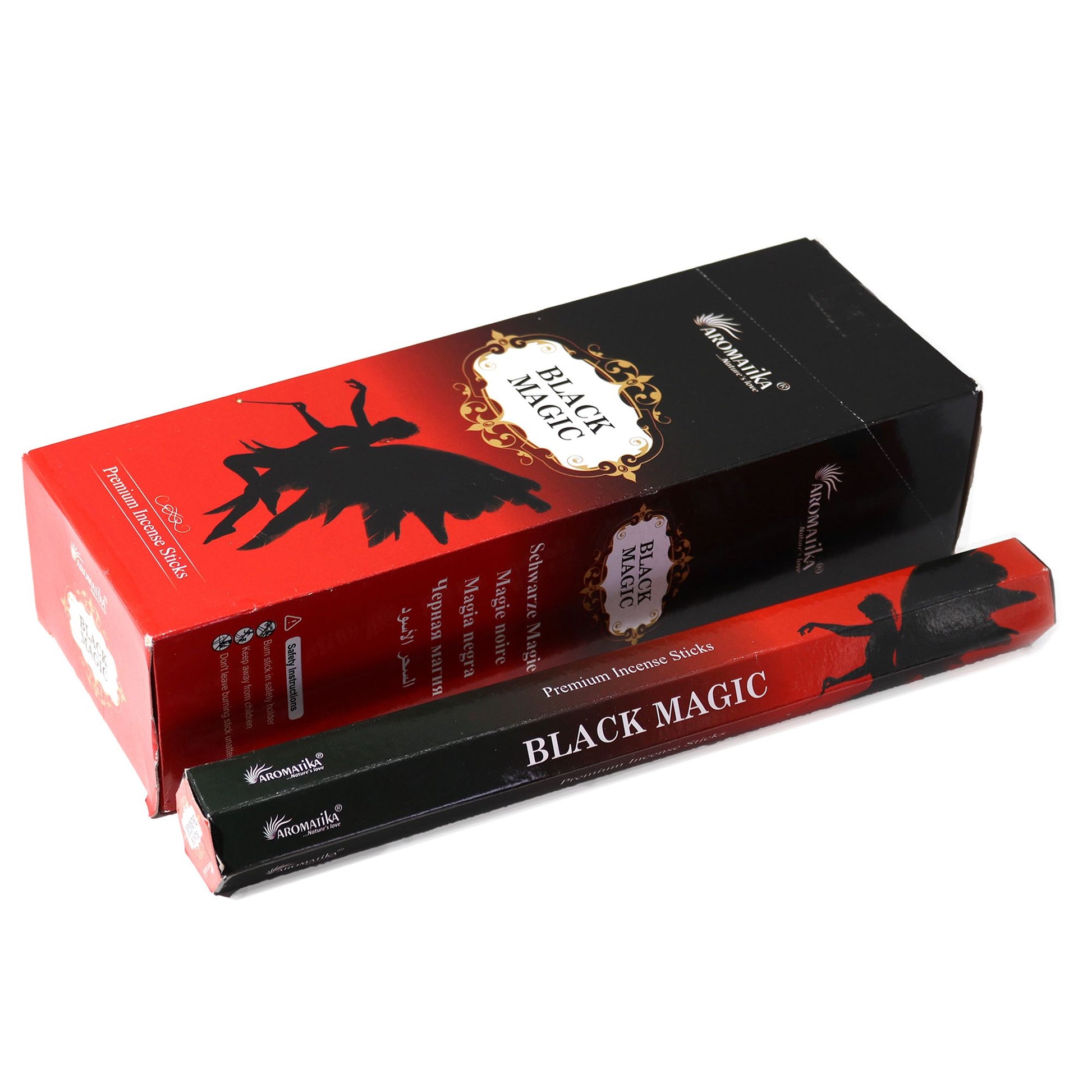 Aromatika Charcoal Free Hex Incense - Black Magic - Vivid Aromas UK