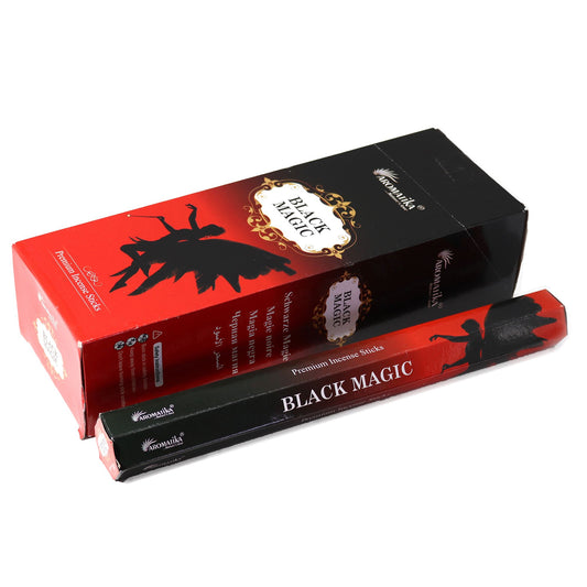 Aromatika Charcoal Free Hex Incense - Black Magic - Vivid Aromas UK