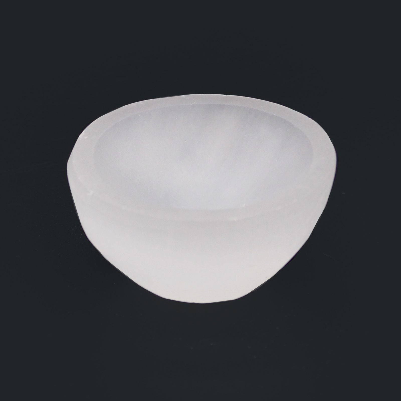 Selenite Round Bowl - 6cm - Vivid Aromas UK
