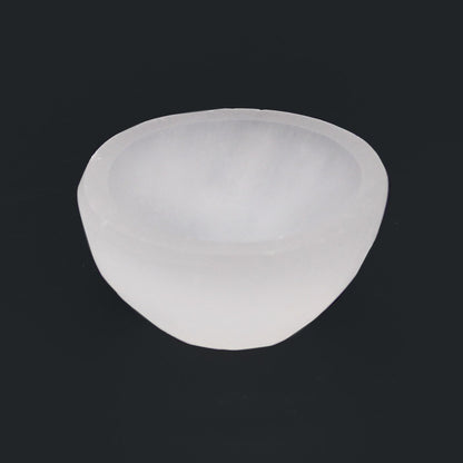 Selenite Round Bowl - 6cm - Vivid Aromas UK