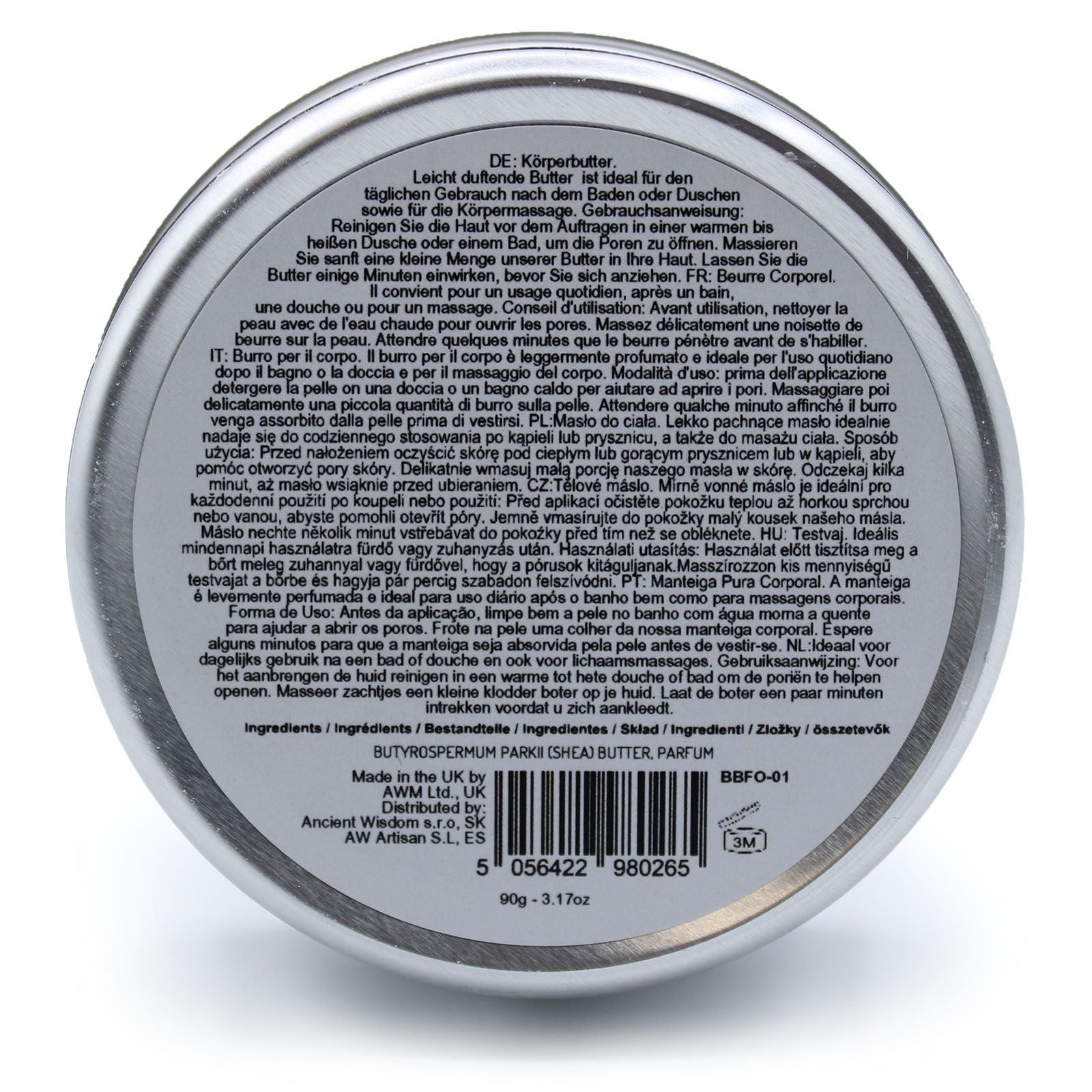 Scented Shea Body Butter 90g - Sleepy Coconut - Vivid Aromas UK