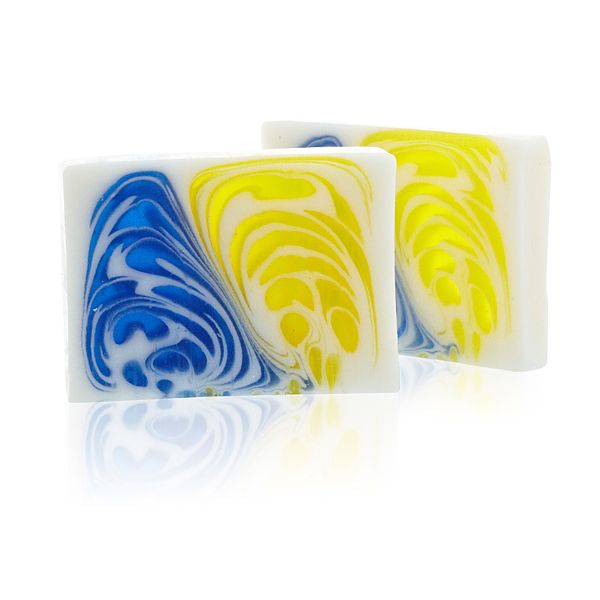 Handcrafted Soap Slice 100g - Jasmine & Greentea - Vivid Aromas UK