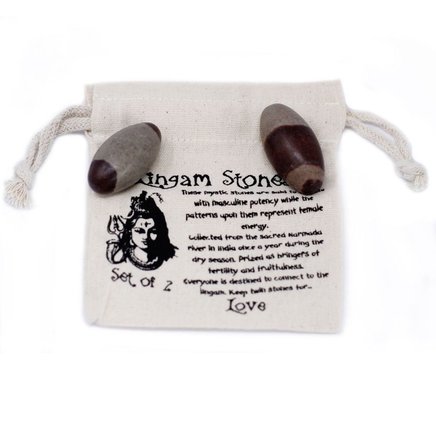 Two Inch Lingam - 2 Stones - Vivid Aromas UK