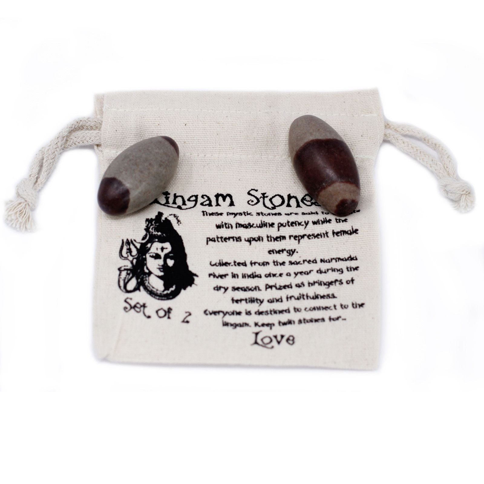 Two Inch Lingam - 2 Stones - Vivid Aromas UK