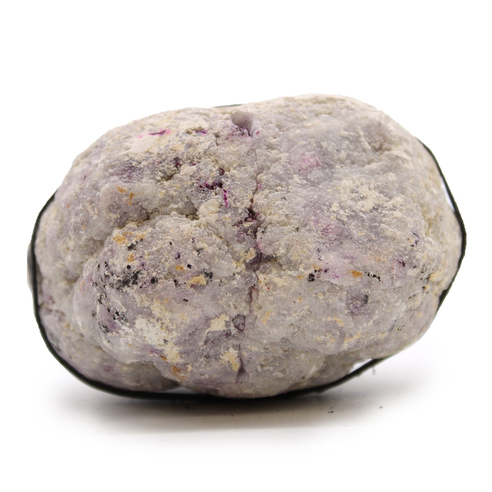 Coloured Calsite Geodes - Natural Rock - Pink & Gold - Vivid Aromas UK