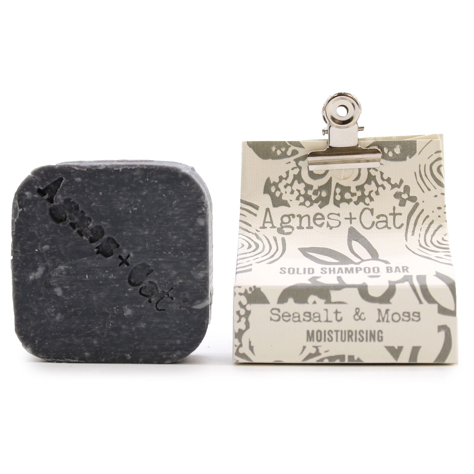 Agnes + Cat Sea Salt & Moss Solid Shampoo - Vivid Aromas UK
