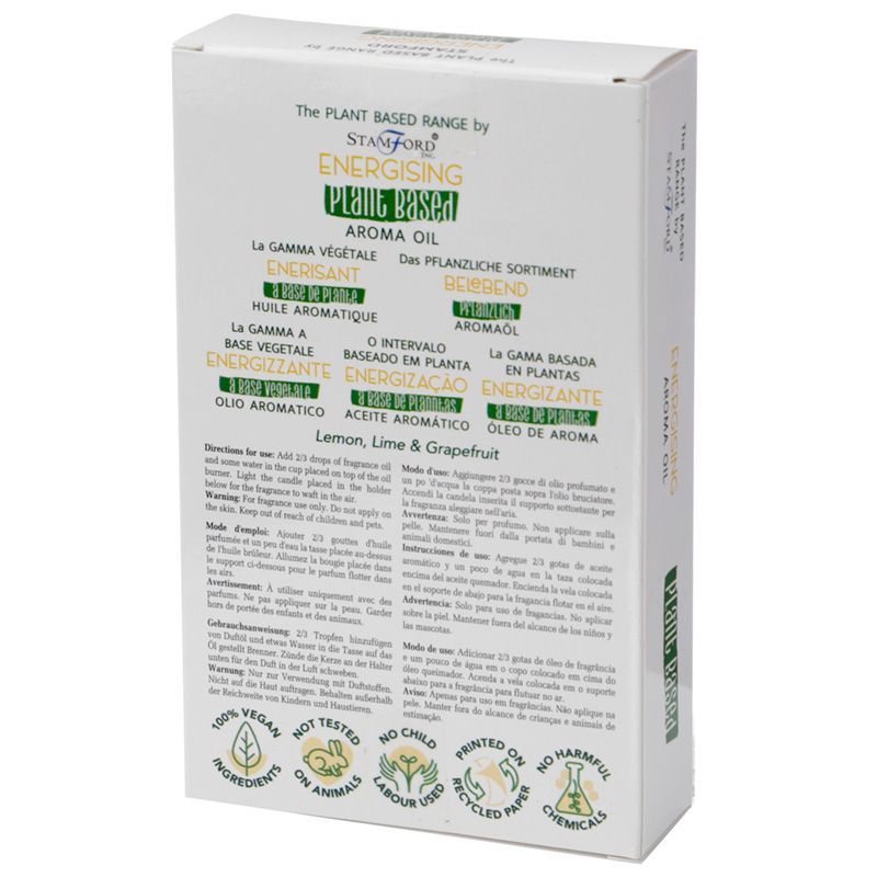 Plant Based Aroma Oil - Energising - Vivid Aromas UK
