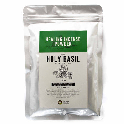 Healing Incense Powder - Holy Basil 100gm - Vivid Aromas UK