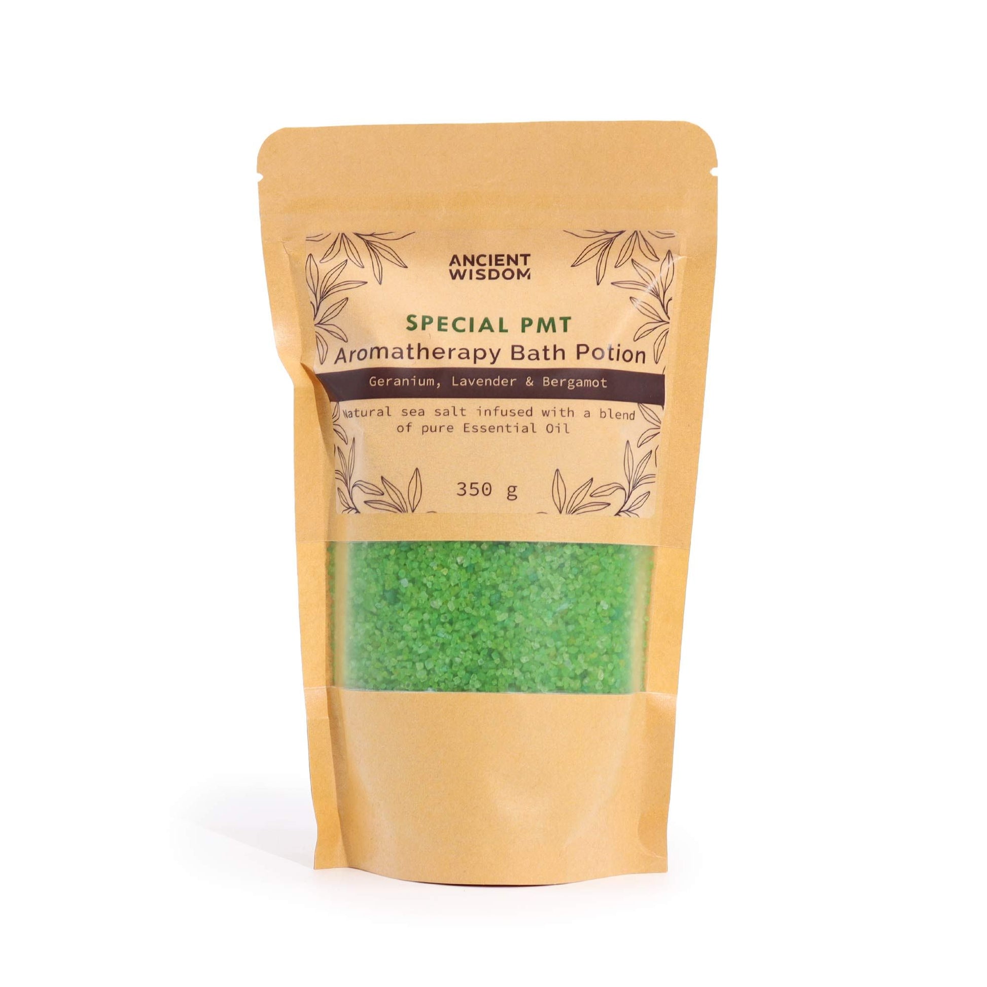Aromatherapy Bath Potion in Kraft Bag 350g - PMT - Vivid Aromas UK