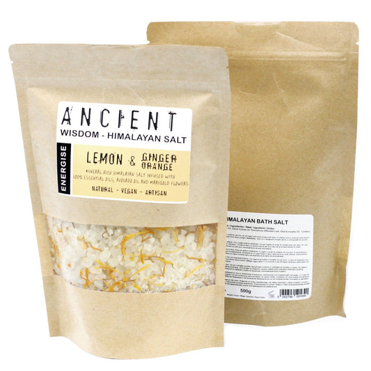 Himalayan Bath Salt Blend 500g - Energise - Vivid Aromas UK