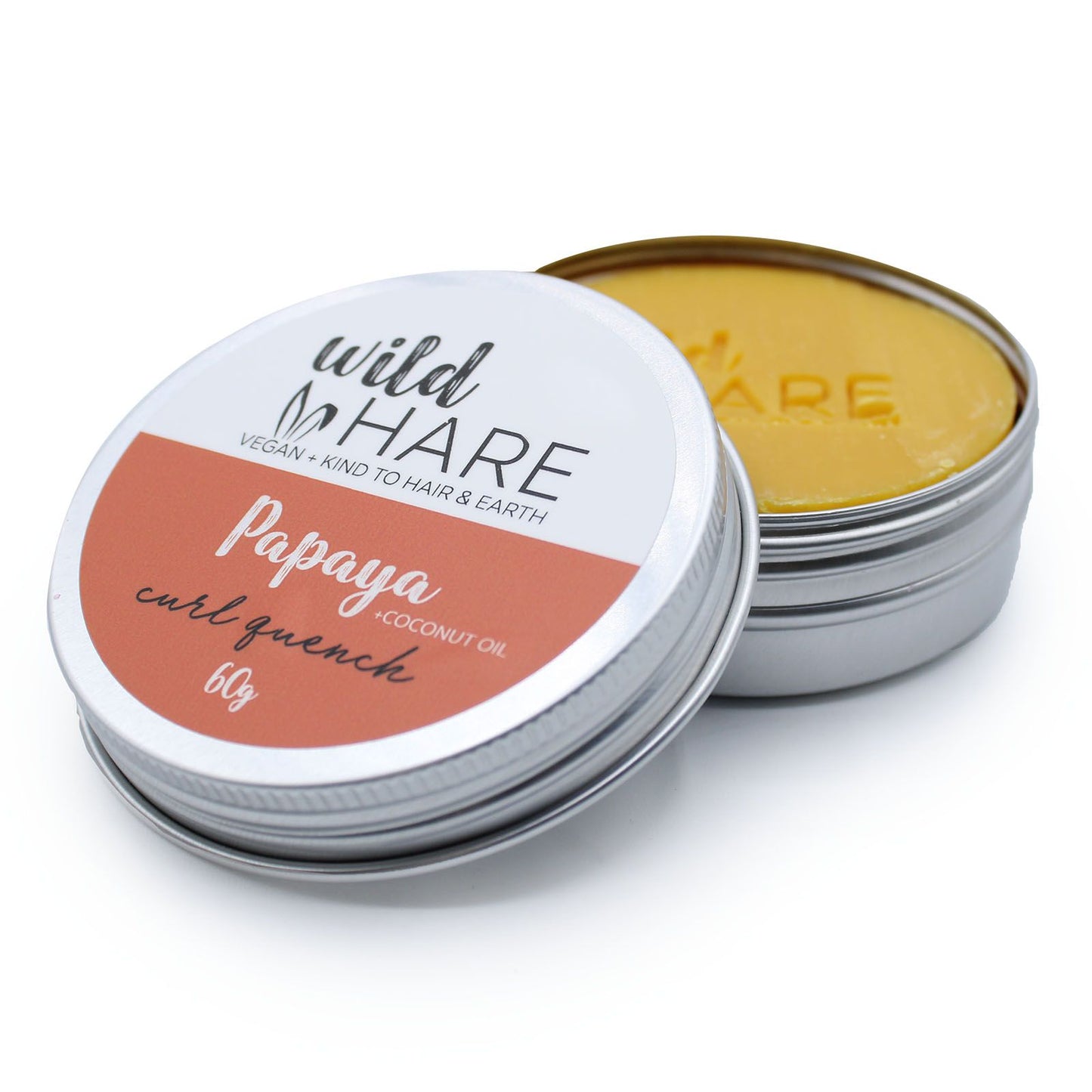 Wild Hare Solid Shampoo 60g - Pappaya - Vivid Aromas UK