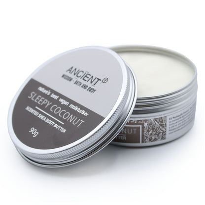 Scented Shea Body Butter 90g - Sleepy Coconut - Vivid Aromas UK