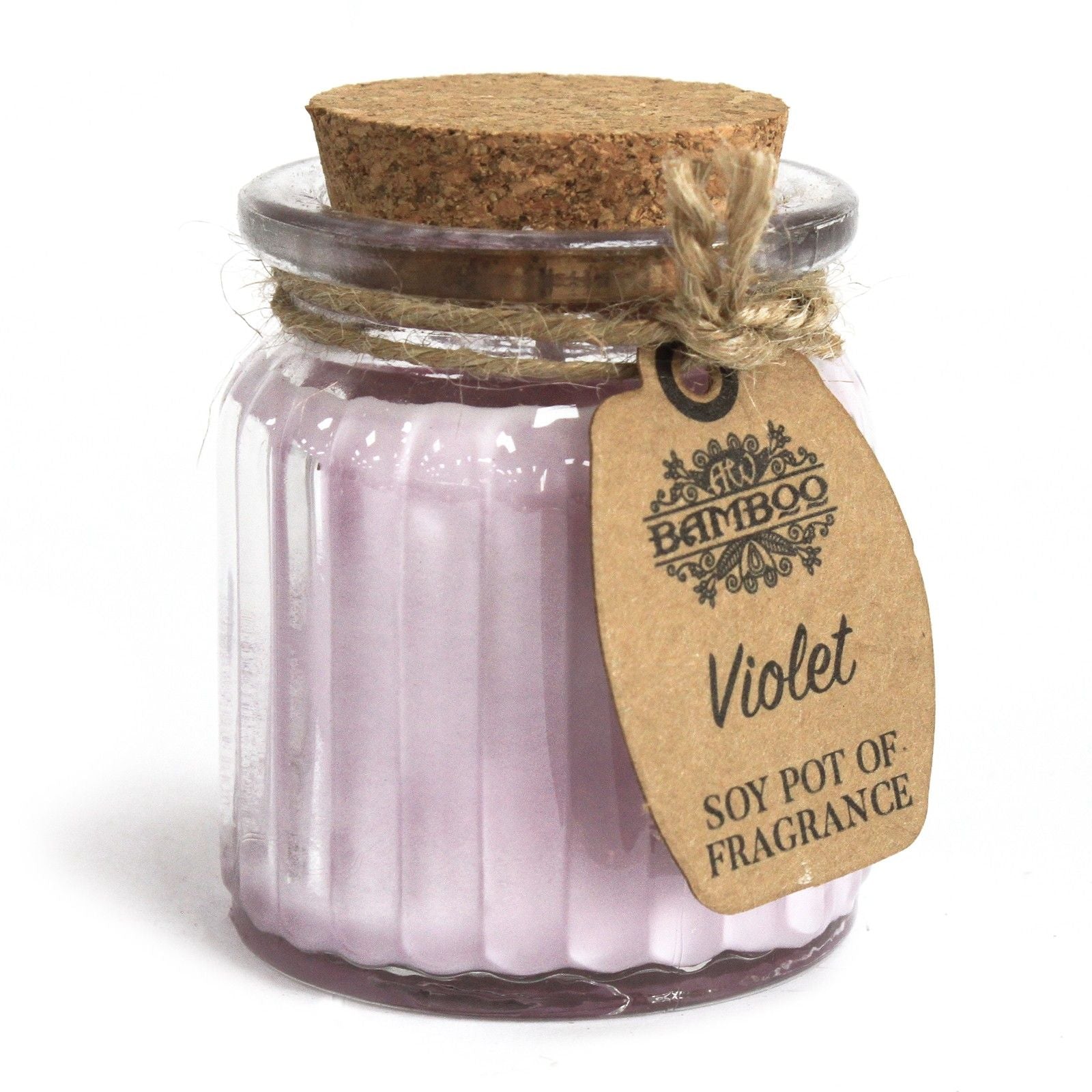 Violet Soy Pot of Fragrance Candles - Vivid Aromas UK