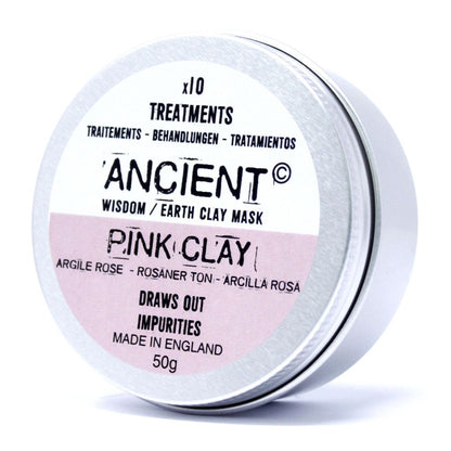 Pink Clay Face Mask 50g - Vivid Aromas UK