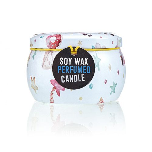 Art Tin Candle - Assorted Design - Unicorns - Moonstone - Vivid Aromas UK