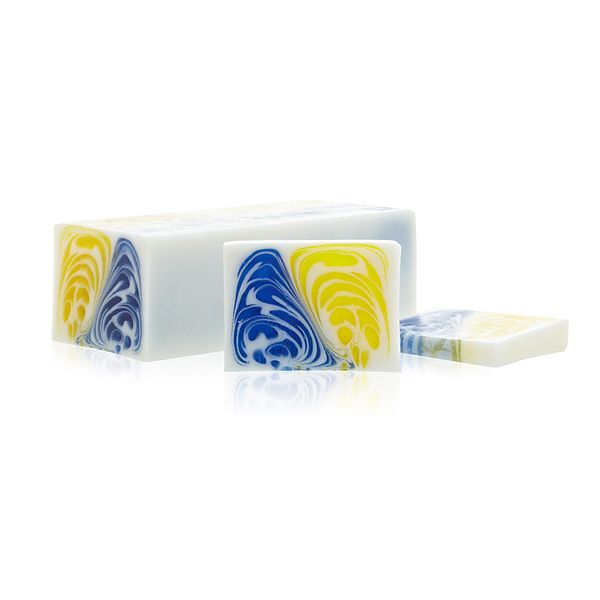 Handcrafted Soap Slice 100g - Jasmine & Greentea - Vivid Aromas UK