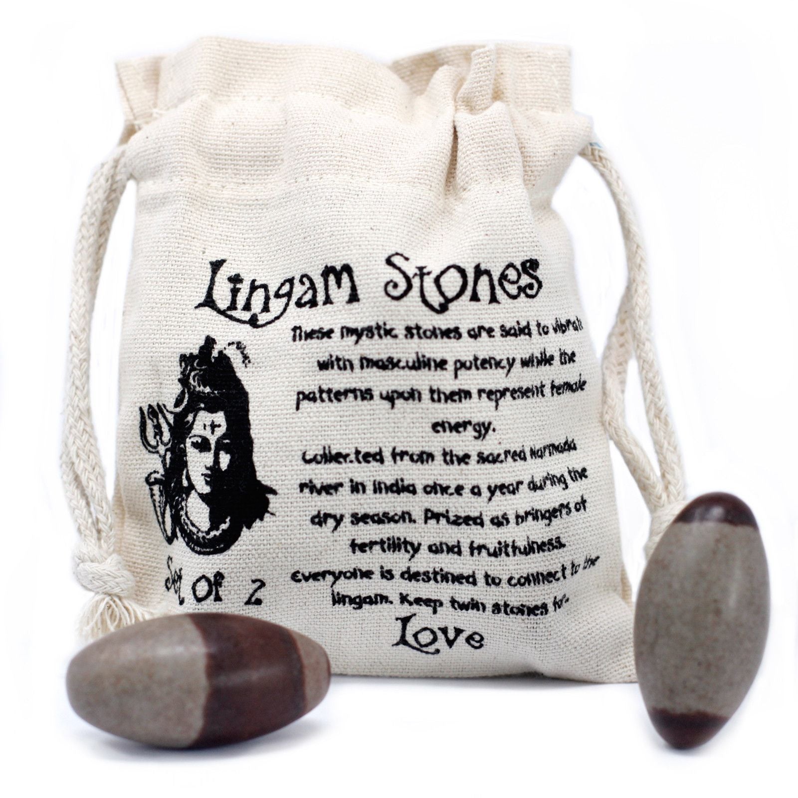 Two Inch Lingam - 2 Stones - Vivid Aromas UK