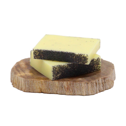 Lemon Poppy Soap Bar - Approx 100g - Vivid Aromas UK