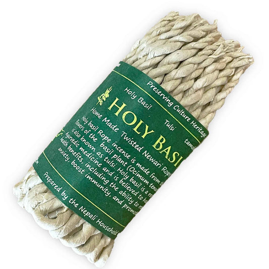 Pure Herbs Rope Incense - Holy Basil - Vivid Aromas UK