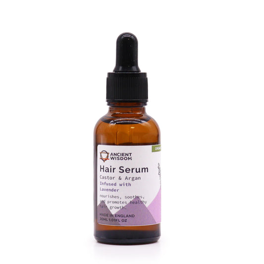 Organic Hair Serum 30ml - Lavender - Vivid Aromas UK