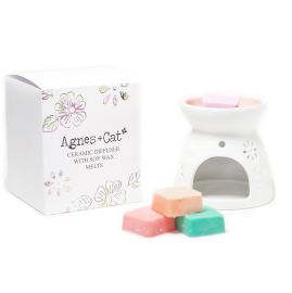 Wax Melter with Four Soy Wax Melts - Vivid Aromas UK