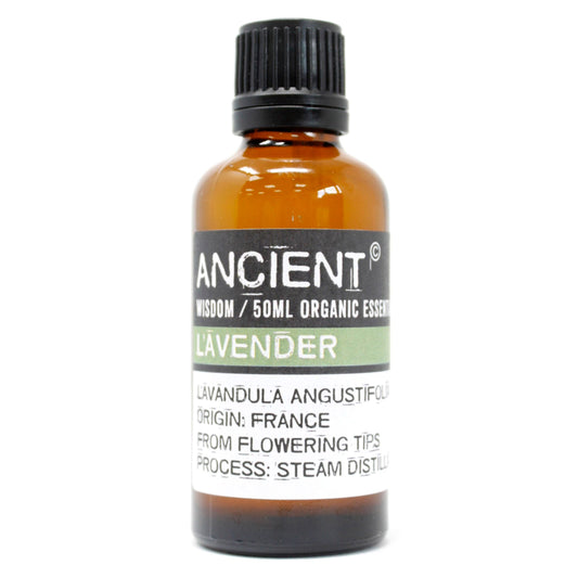 Lavender Organic Essential Oil 50ml - Vivid Aromas UK