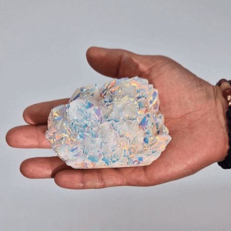 Lrg Enhanced Quartz - Aura Angel Quartz - Vivid Aromas UK